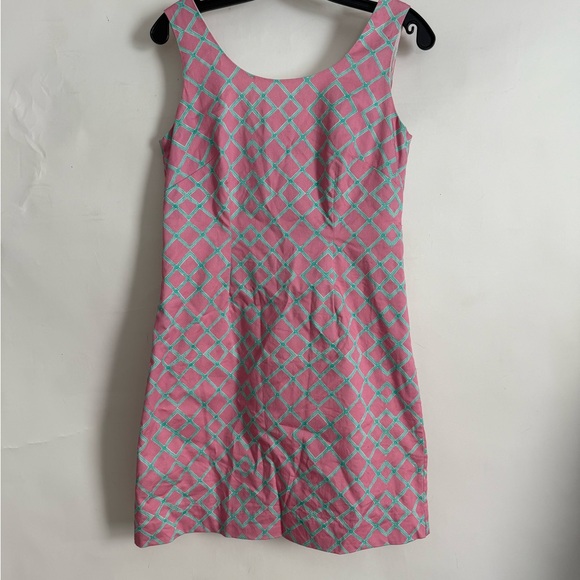 Kaeli Smith Dresses & Skirts - Kaeli Smith Pink and Blue Patterned Mini Dress